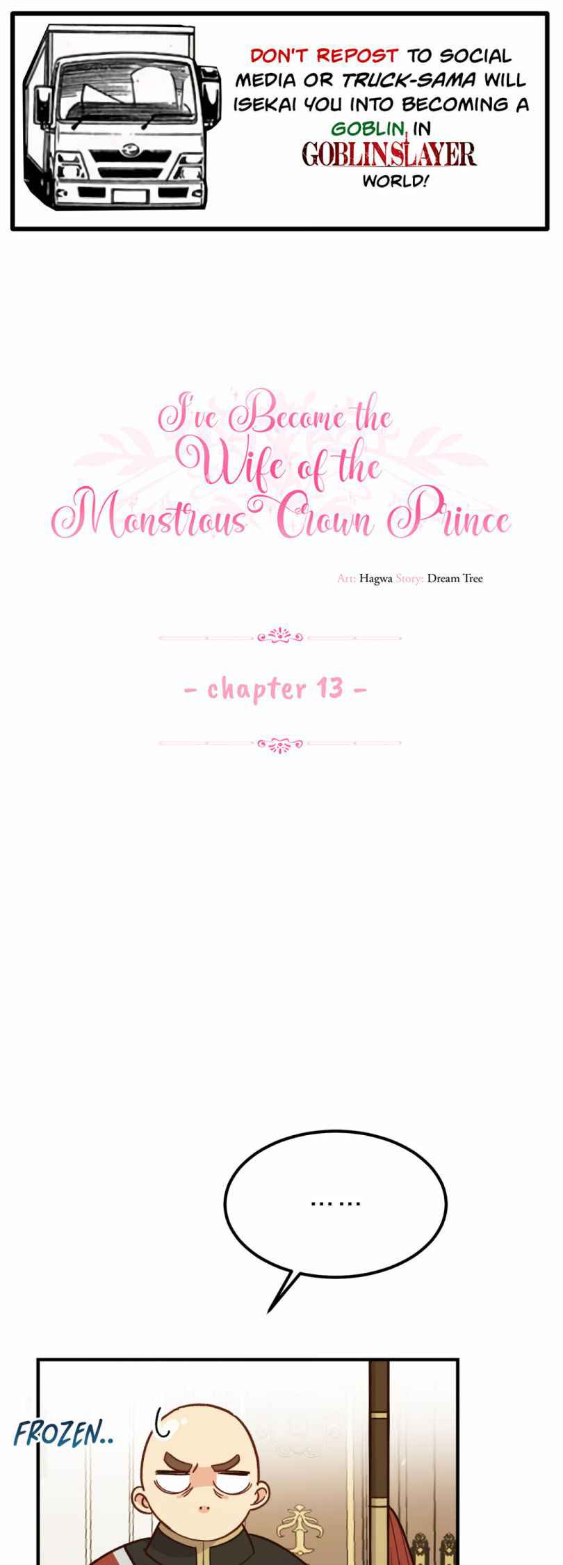 I Became The Wife Of The Monstrous Crown Prince Chapter 13 1